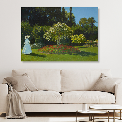 Claude Monet - Woman In The Garden