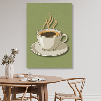 Coffee Wall Art Canvas Print