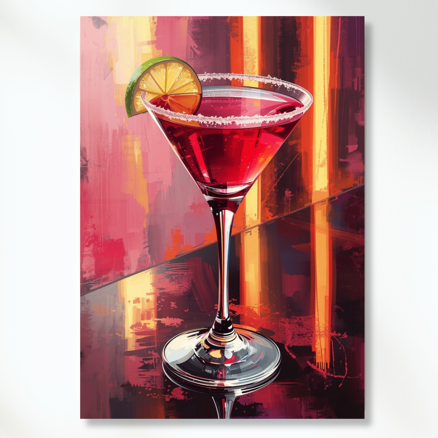 The Cosmopolitan Cocktail Wall Art Canvas Print
