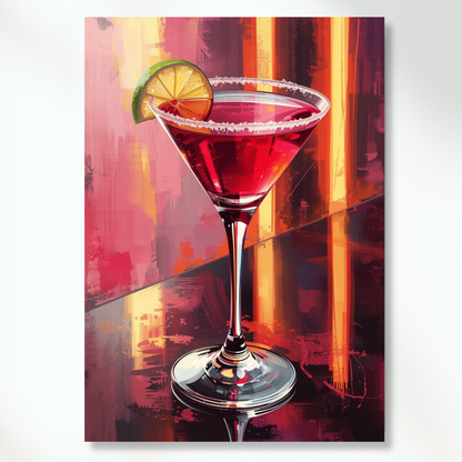 The Cosmopolitan Cocktail Wall Art Canvas Print