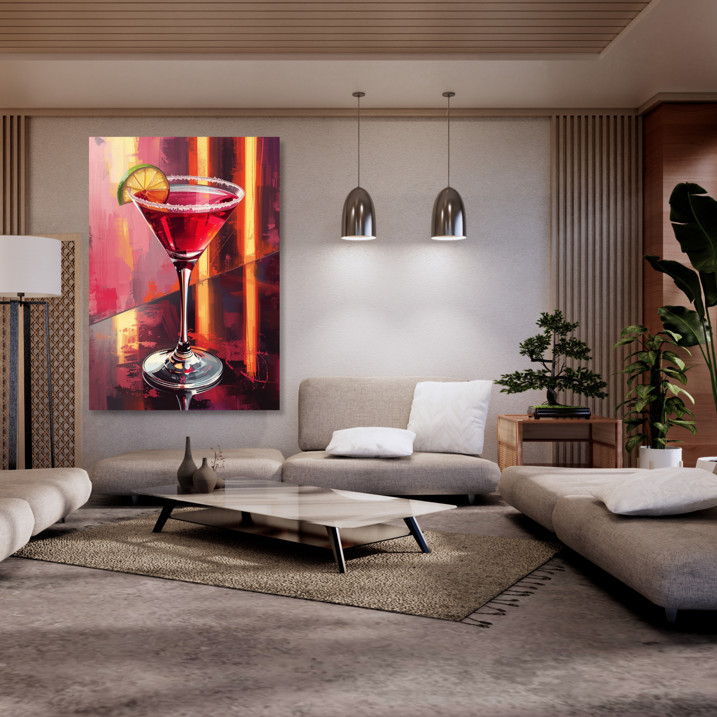 The Cosmopolitan Cocktail Wall Art Canvas Print