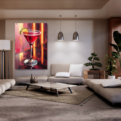 The Cosmopolitan Cocktail Wall Art Canvas Print