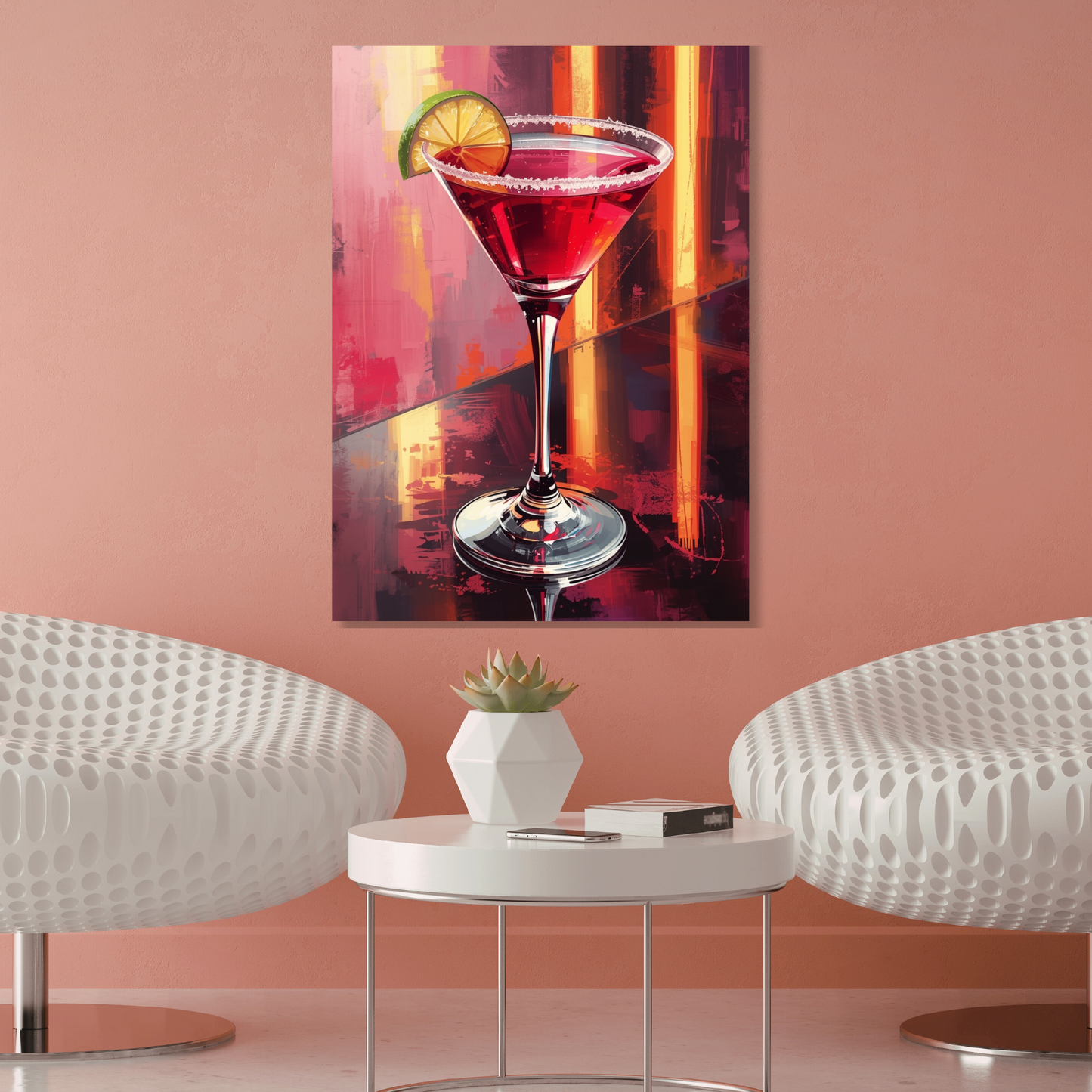 The Cosmopolitan Cocktail Wall Art Canvas Print