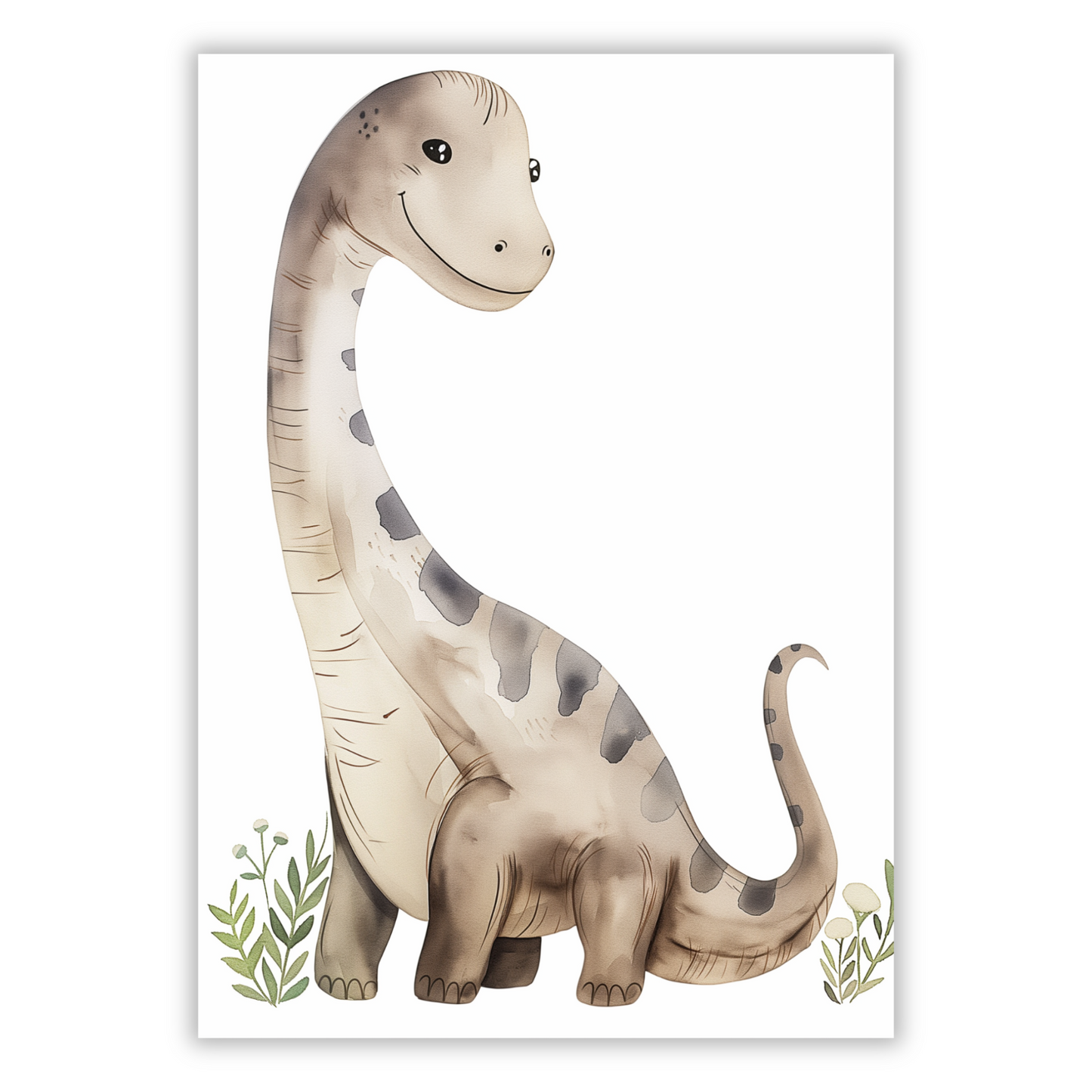 Daffyd Dinosaur Canvas Wall Art Print