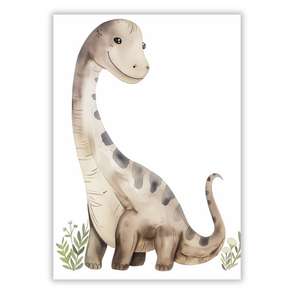 Daffyd Dinosaur Canvas Wall Art Print