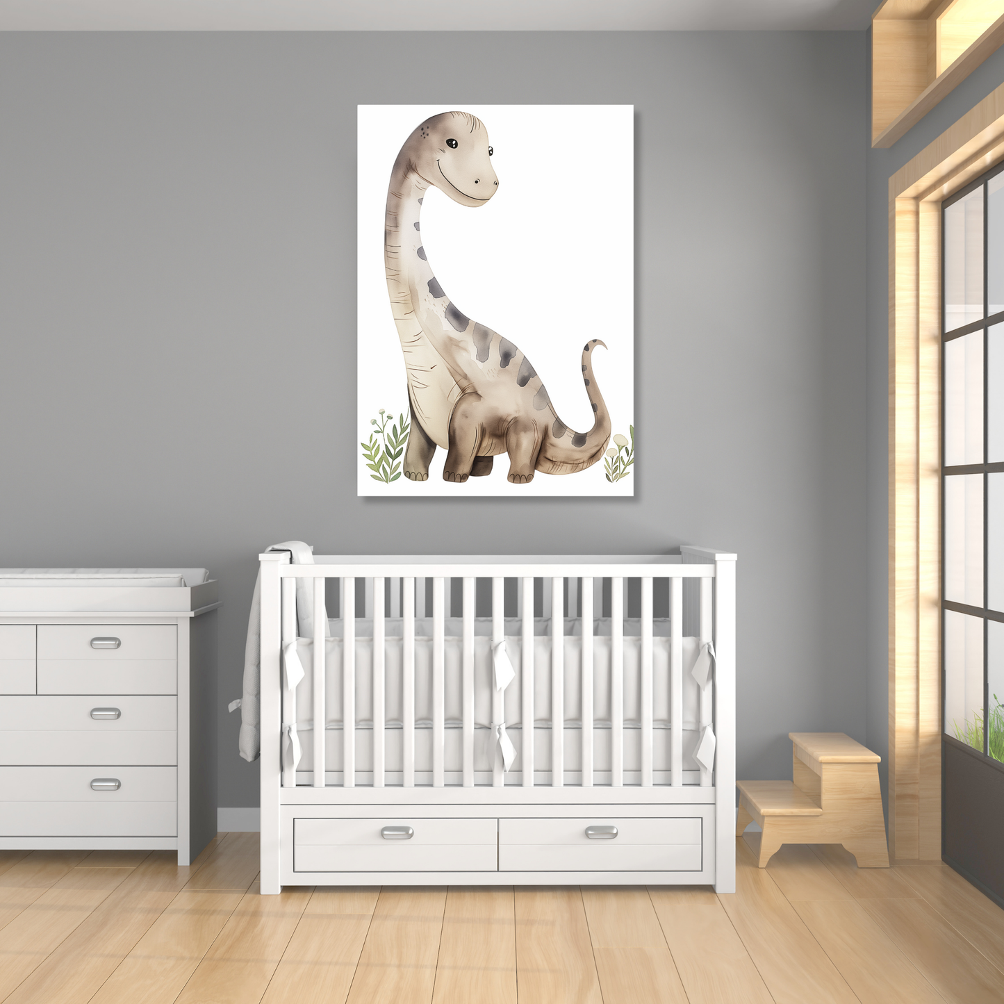 Daffyd Dinosaur Canvas Wall Art Print