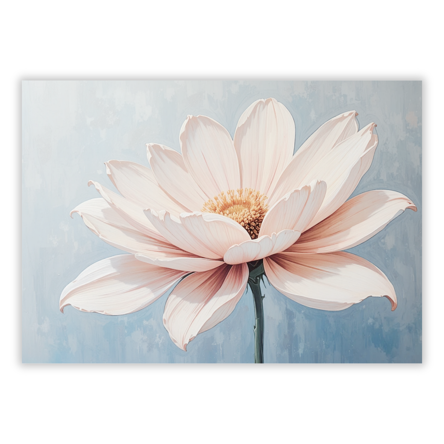 Dainty Petals Floral Wall Art Canvas Print