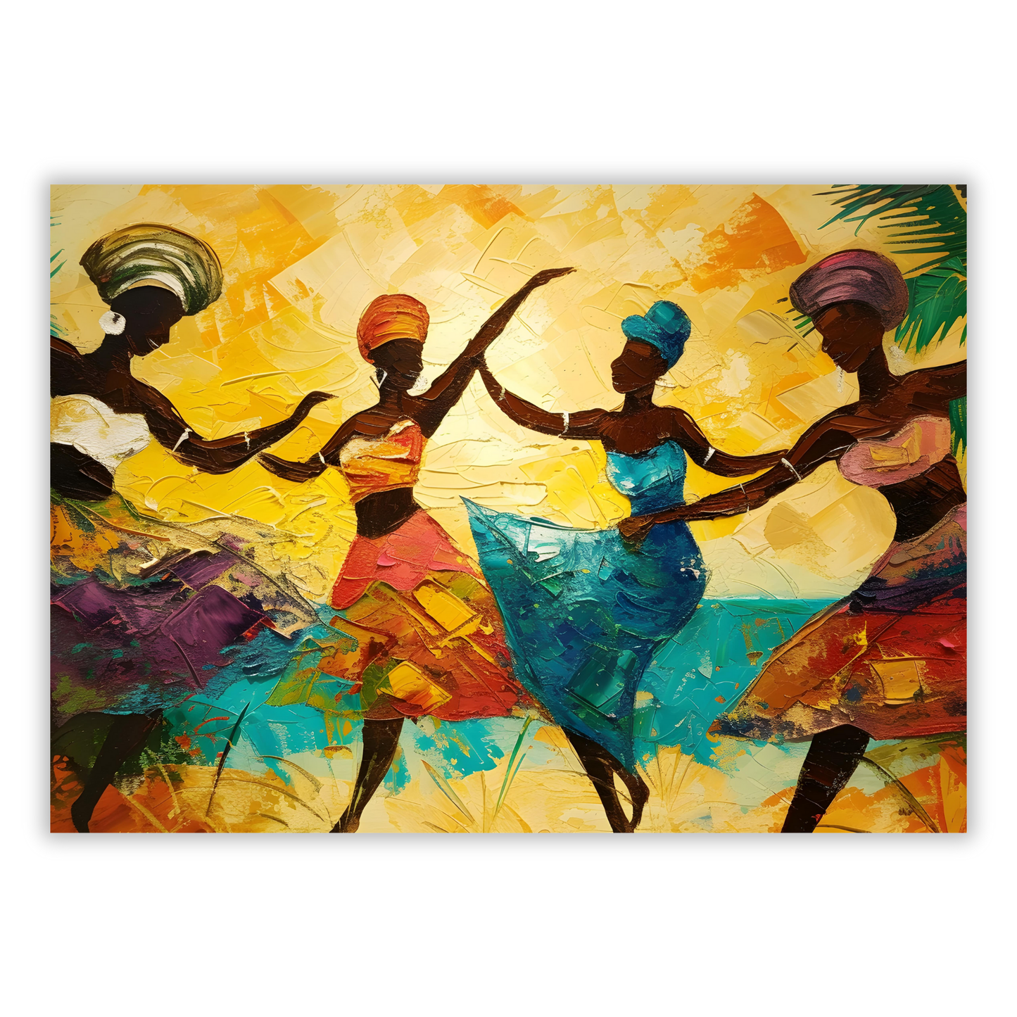 Dance Of Gratitude Wall Art Canvas Print