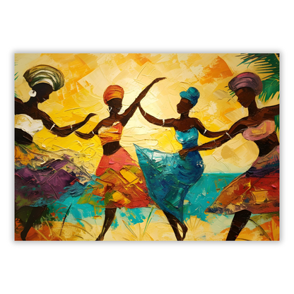 Dance Of Gratitude Wall Art Canvas Print