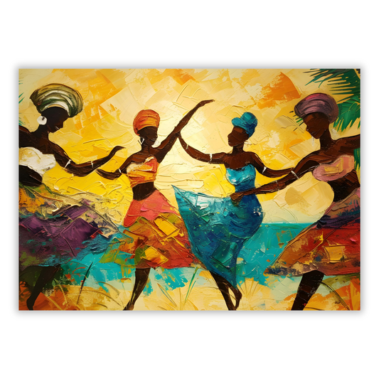 Dance Of Gratitude Wall Art Canvas Print