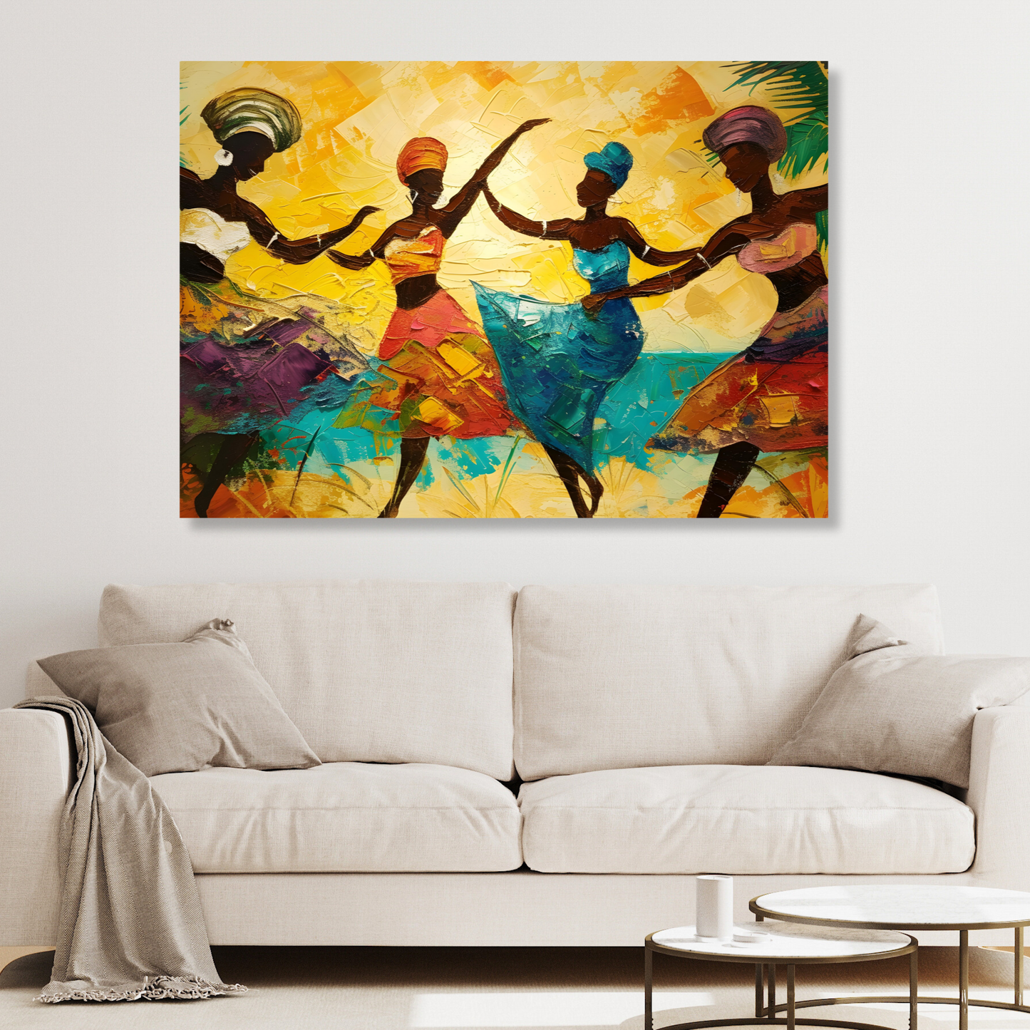 Dance Of Gratitude Wall Art Canvas Print