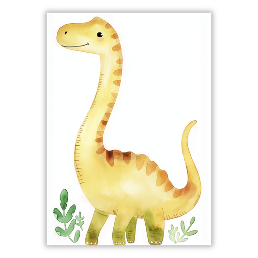 Daphne Dinosaur Canvas Wall Art Print