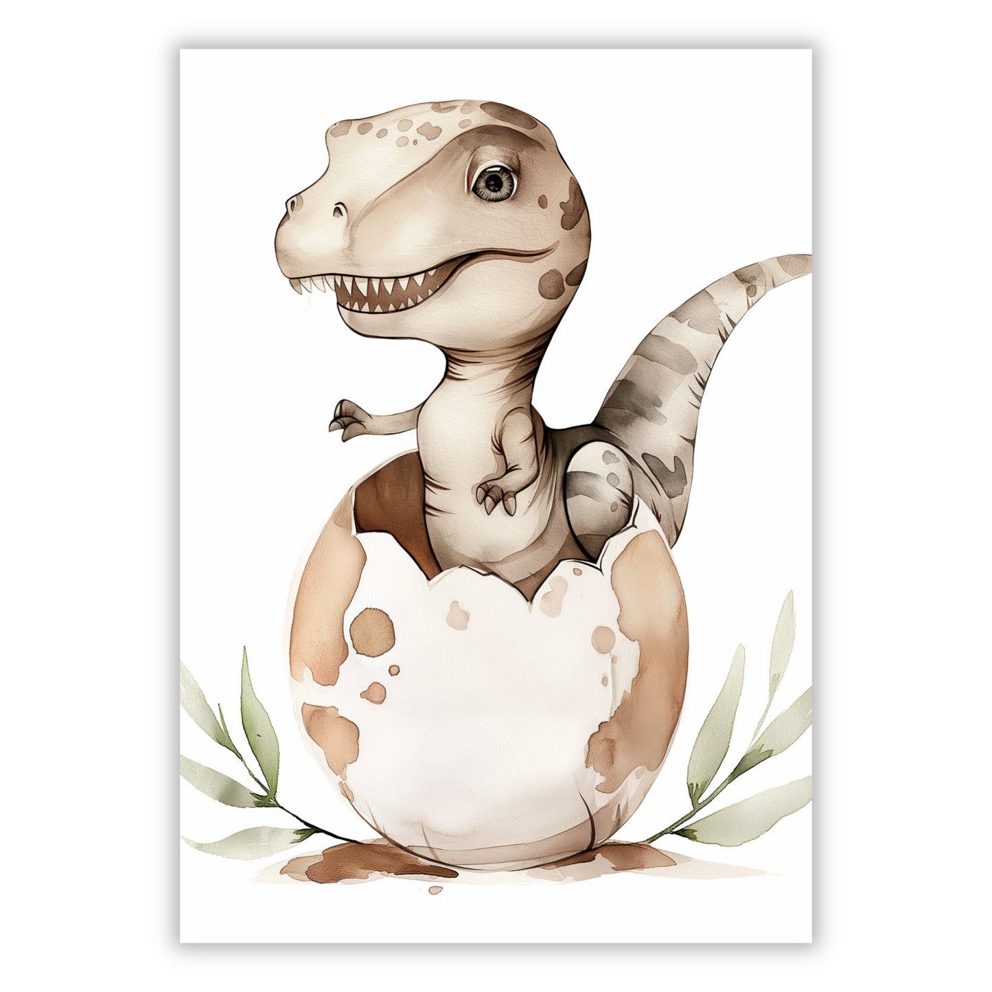 Draco The Dinosaur Canvas Wall Art Print