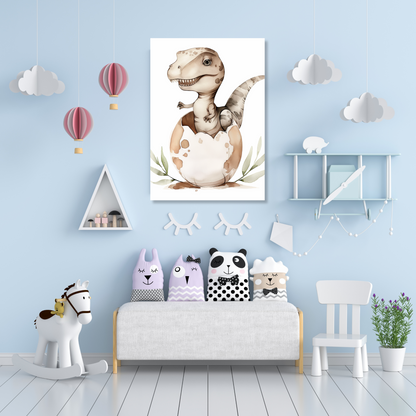 Draco The Dinosaur Canvas Wall Art Print