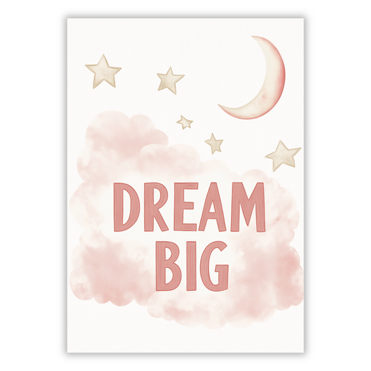 Dream Big Canvas Wall Art Print