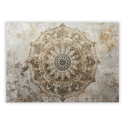 Earth & Spirit Mandala Wall Art Canvas Print