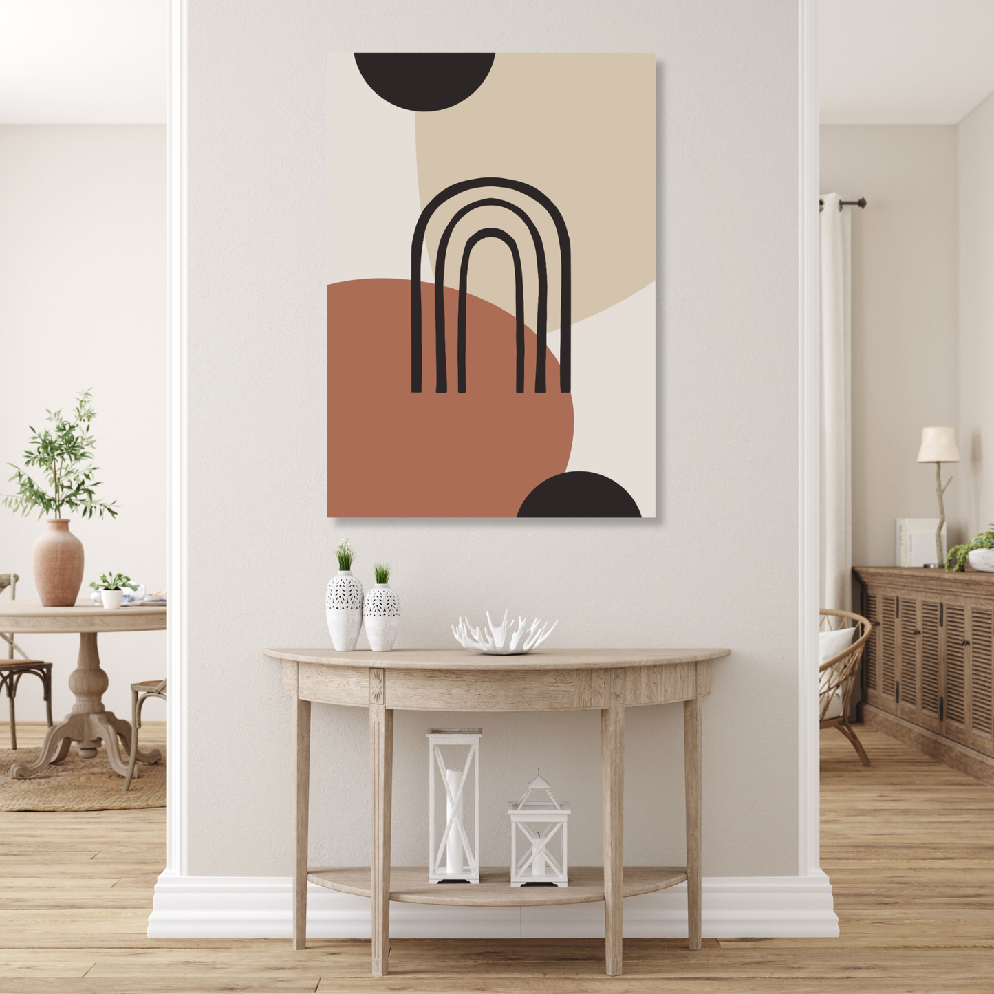 Earthbound Boho Wall Art Canvas Print