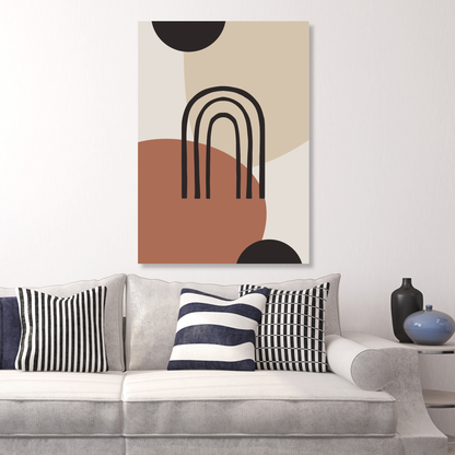 Earthbound Boho Wall Art Canvas Print