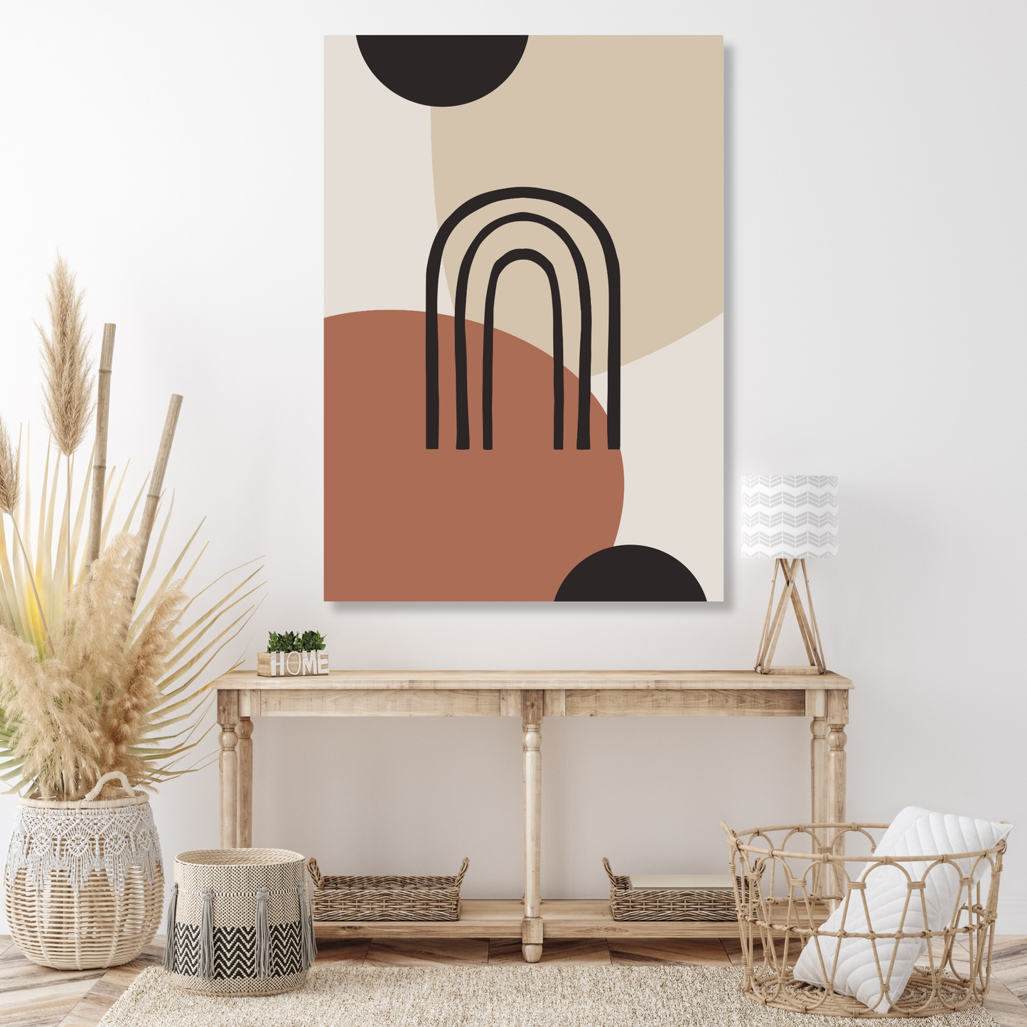 Earthbound Boho Wall Art Canvas Print