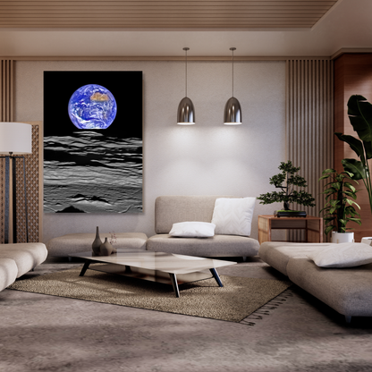 Earthrise Wall Art Canvas Print