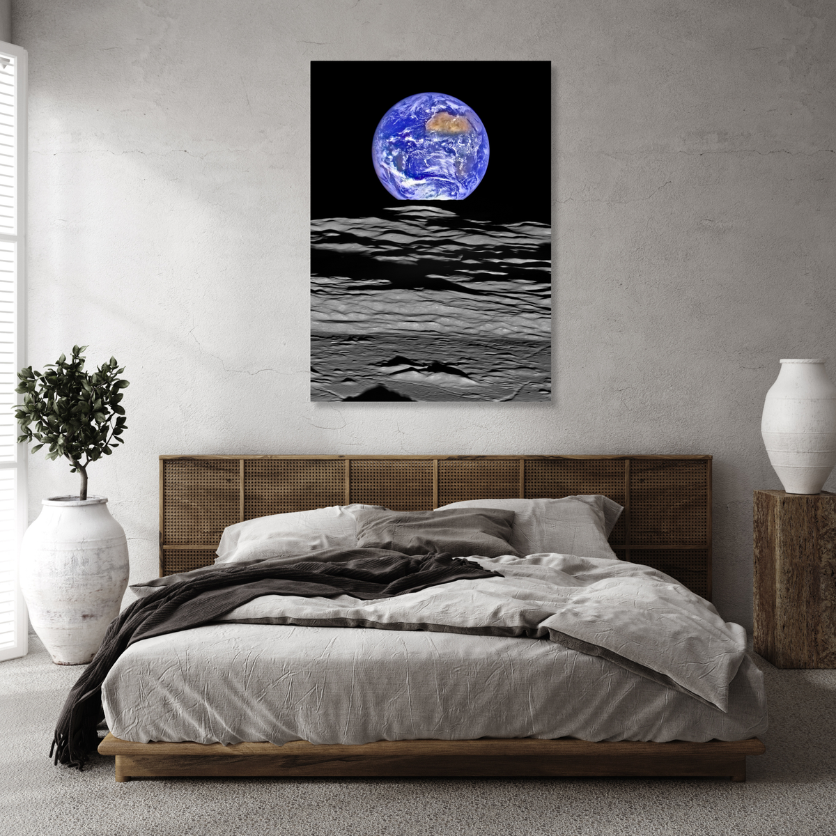 Earthrise Wall Art Canvas Print