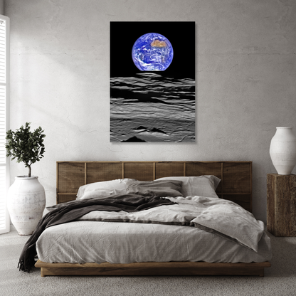 Earthrise Wall Art Canvas Print