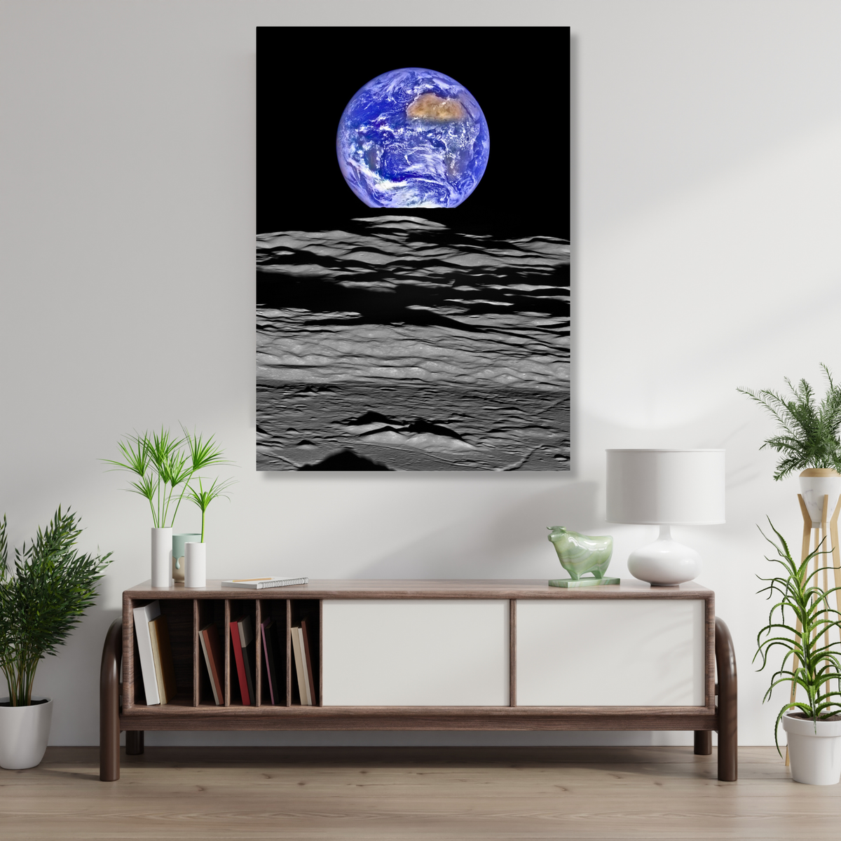 Earthrise Wall Art Canvas Print
