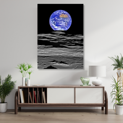 Earthrise Wall Art Canvas Print