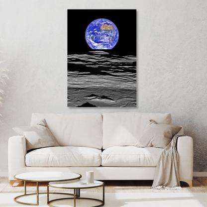 Earthrise Wall Art Canvas Print