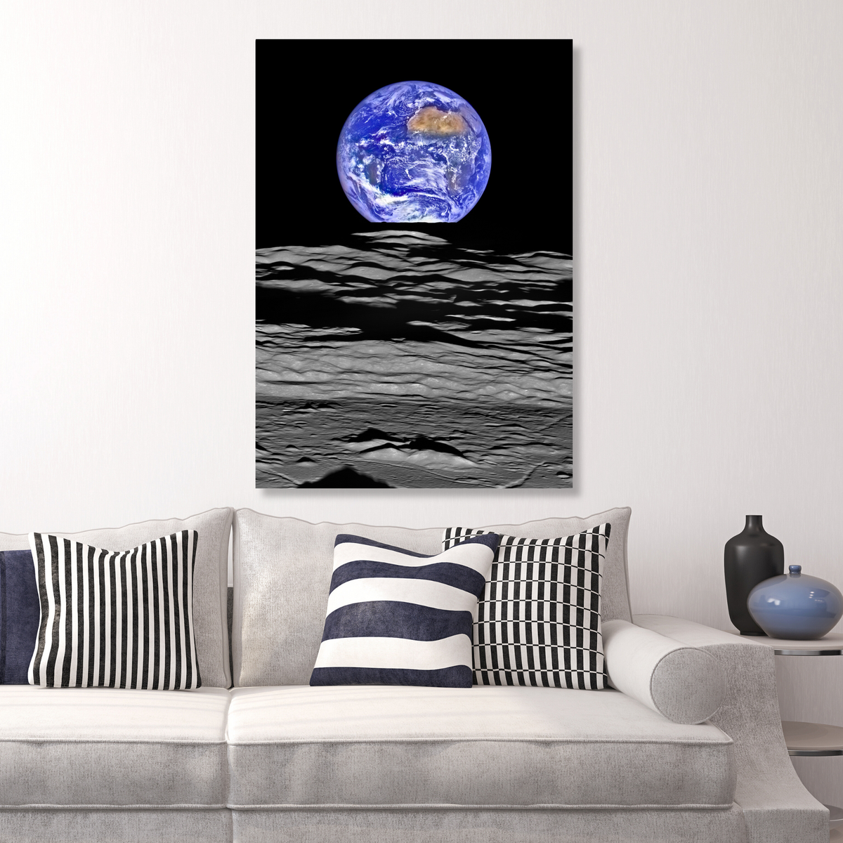 Earthrise Wall Art Canvas Print