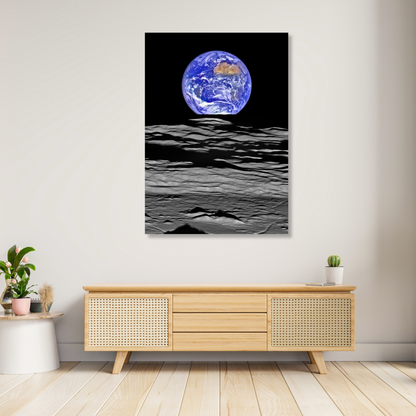 Earthrise Wall Art Canvas Print