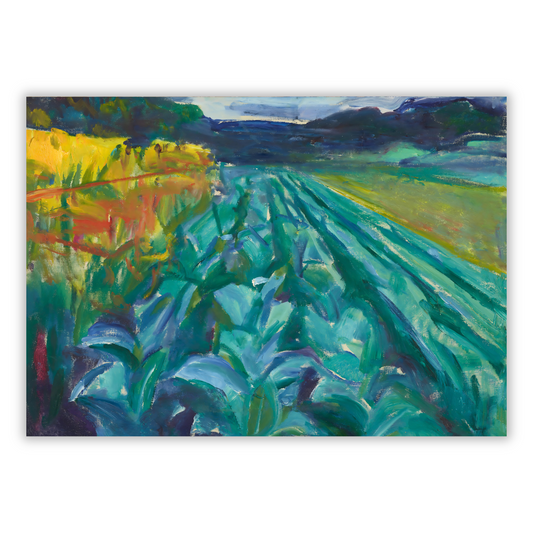 Edvard Munch - Cabbage Field
