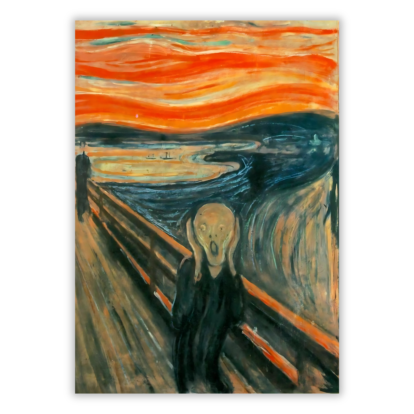 Edvard Munch - The Scream No.3 Wall Art Canvas Print
