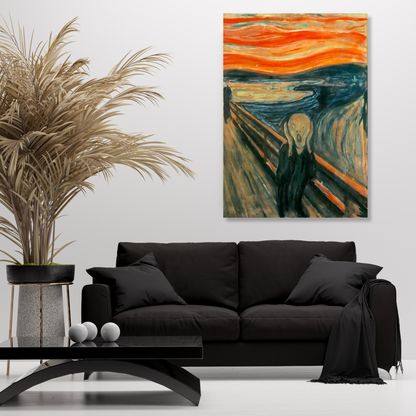 Edvard Munch - The Scream No.3 Wall Art Canvas Print