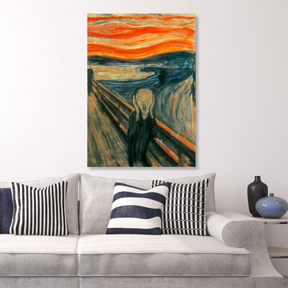 Edvard Munch - The Scream No.3 Wall Art Canvas Print