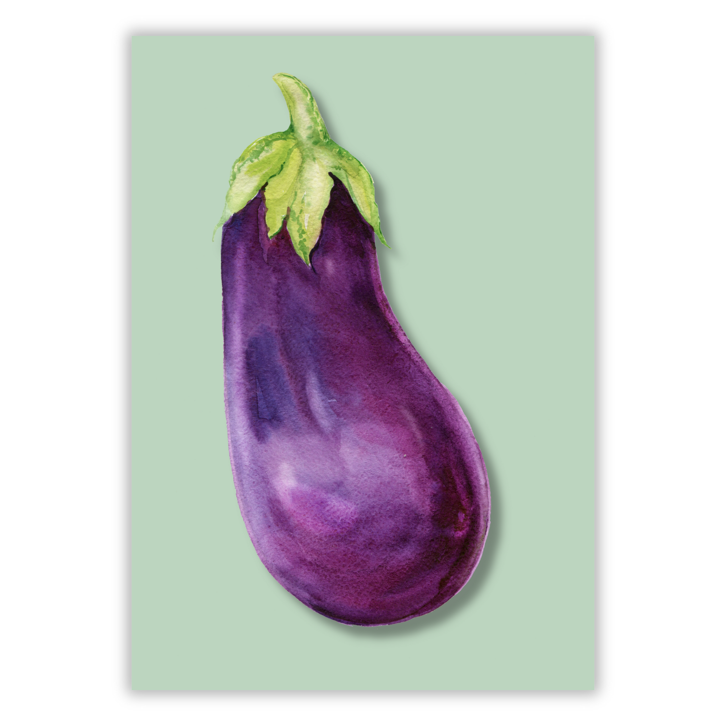 Eggplant Wall Art Canvas Print