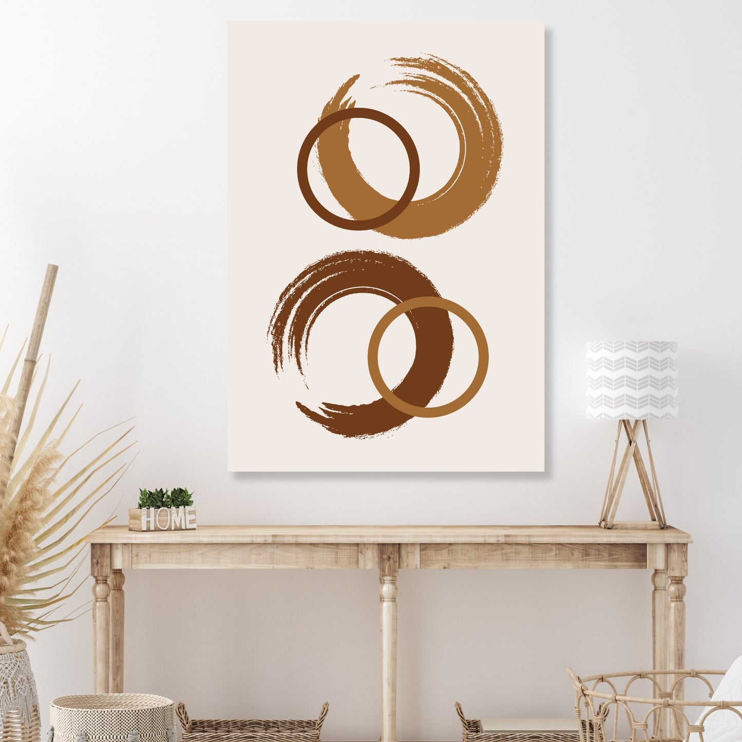 Enchanted Echo Boho Wall Art Canvas Print