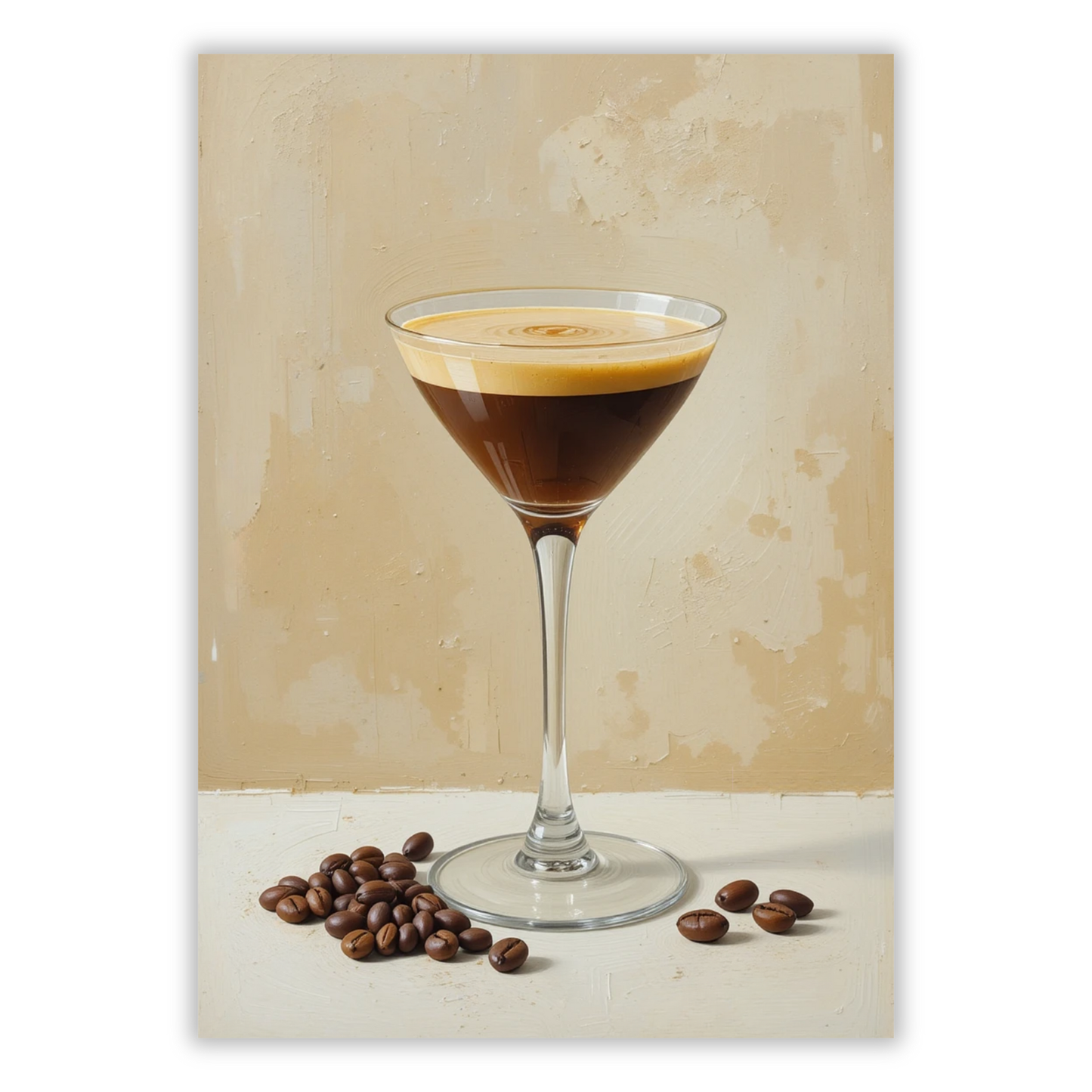 Espresso Martini Classic Wall Art Canvas Print