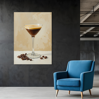 Espresso Martini Classic Wall Art Canvas Print