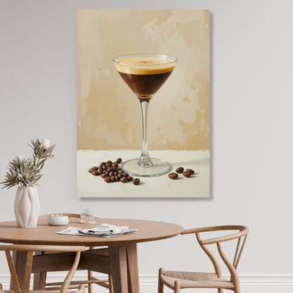 Espresso Martini Classic Wall Art Canvas Print