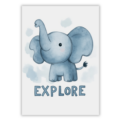 Explore Canvas Wall Art Print