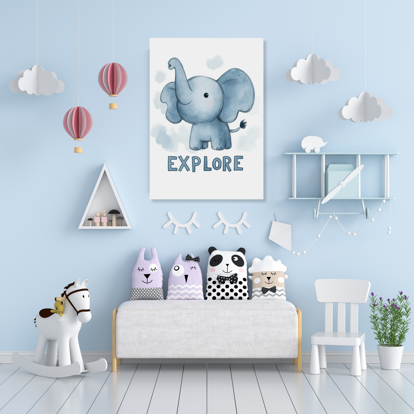 Explore Canvas Wall Art Print