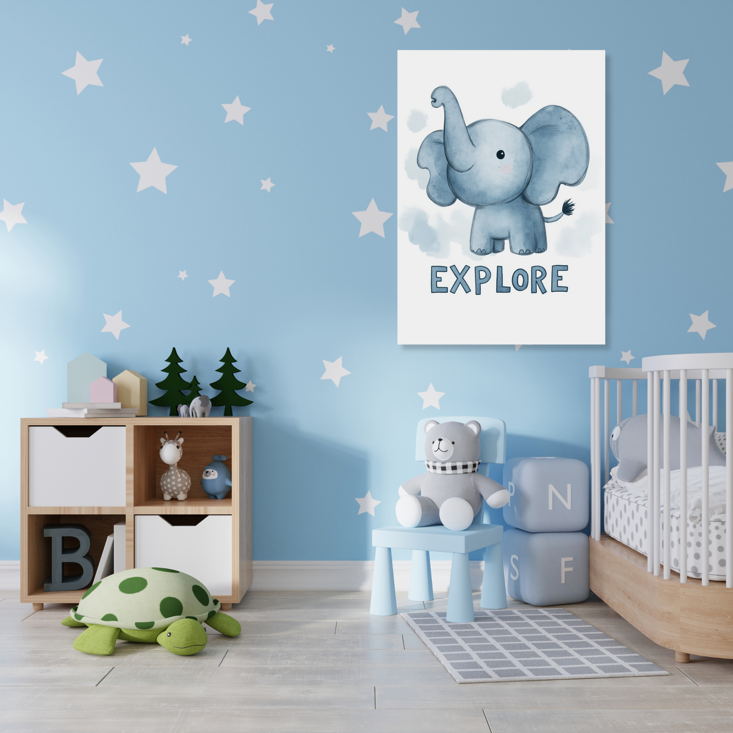 Explore Canvas Wall Art Print