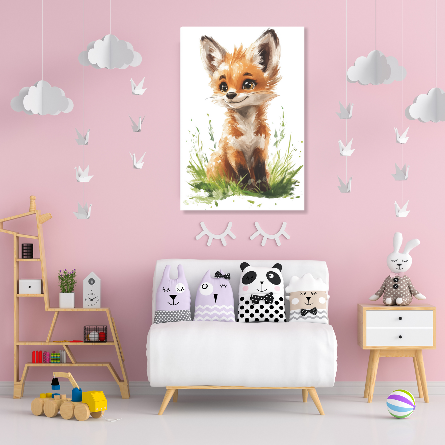 Felicity Fox Canvas Wall Art Print