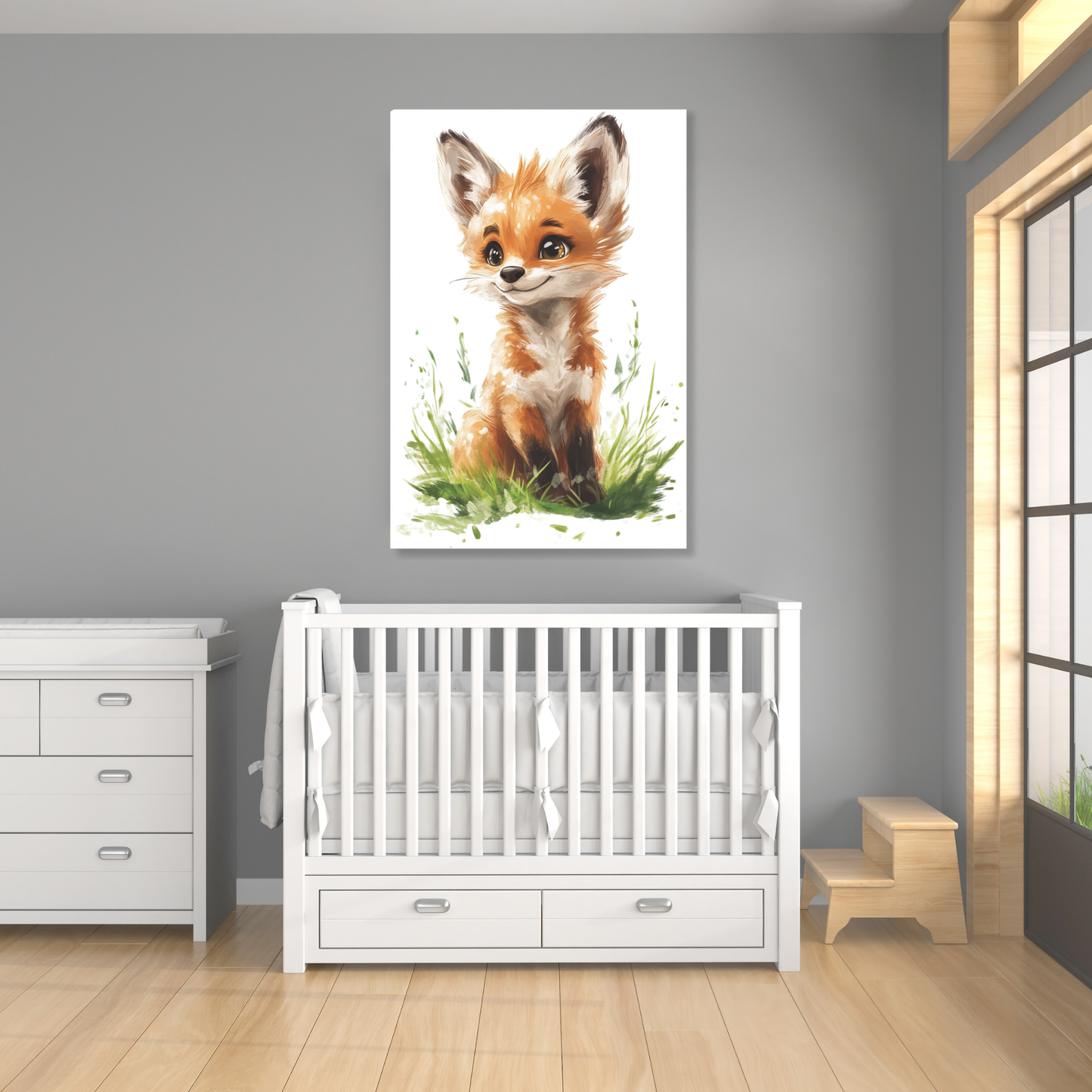 Felicity Fox Canvas Wall Art Print