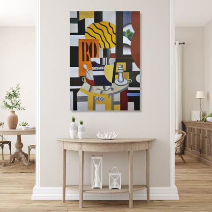 Fernand Léger - Still Life With Candlestick Wall Art Canvas Print
