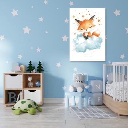 Fiona Fox Canvas Wall Art Print
