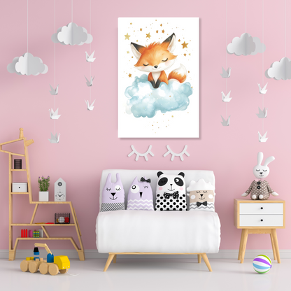 Fiona Fox Canvas Wall Art Print