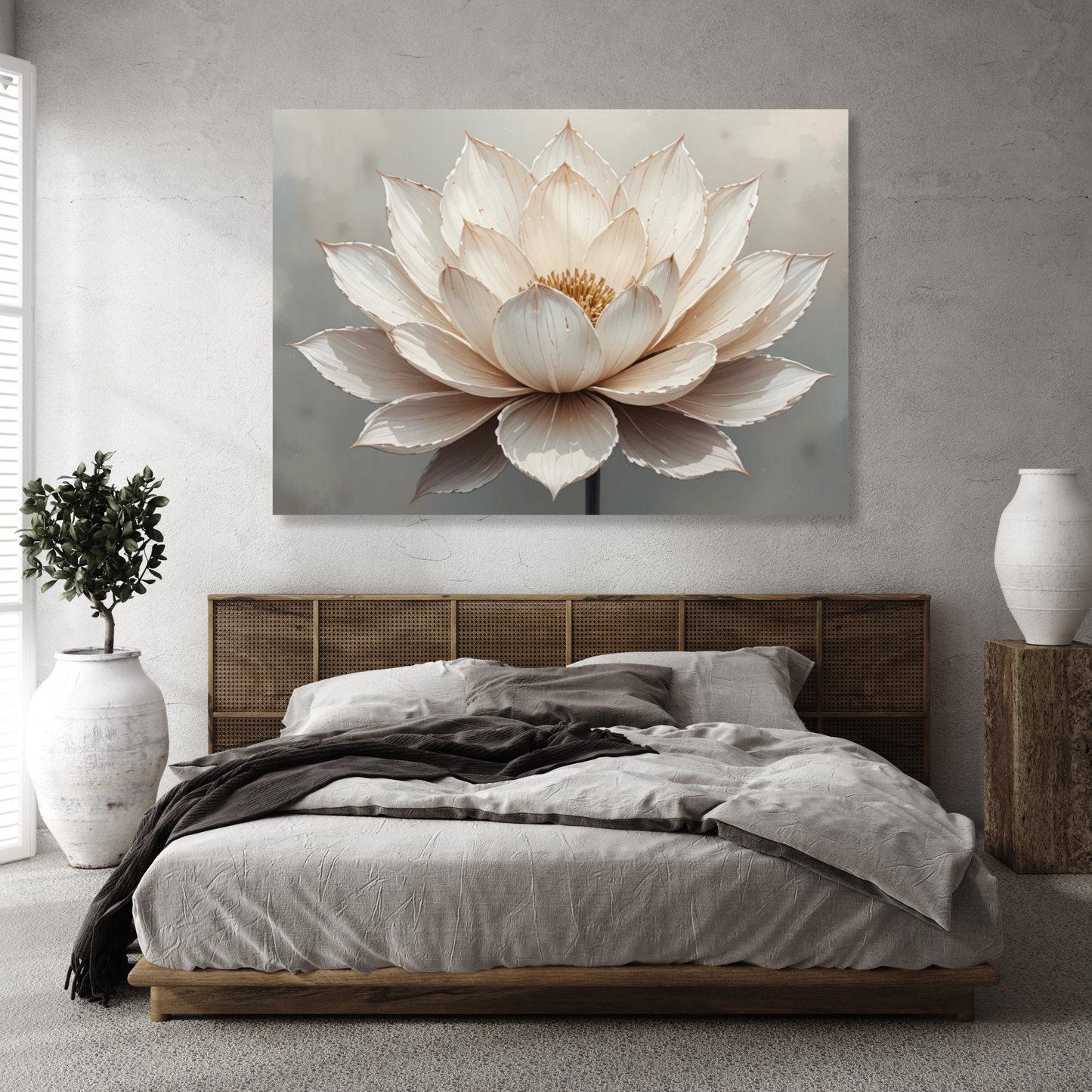 Floral Serenity Wall Art Canvas Print