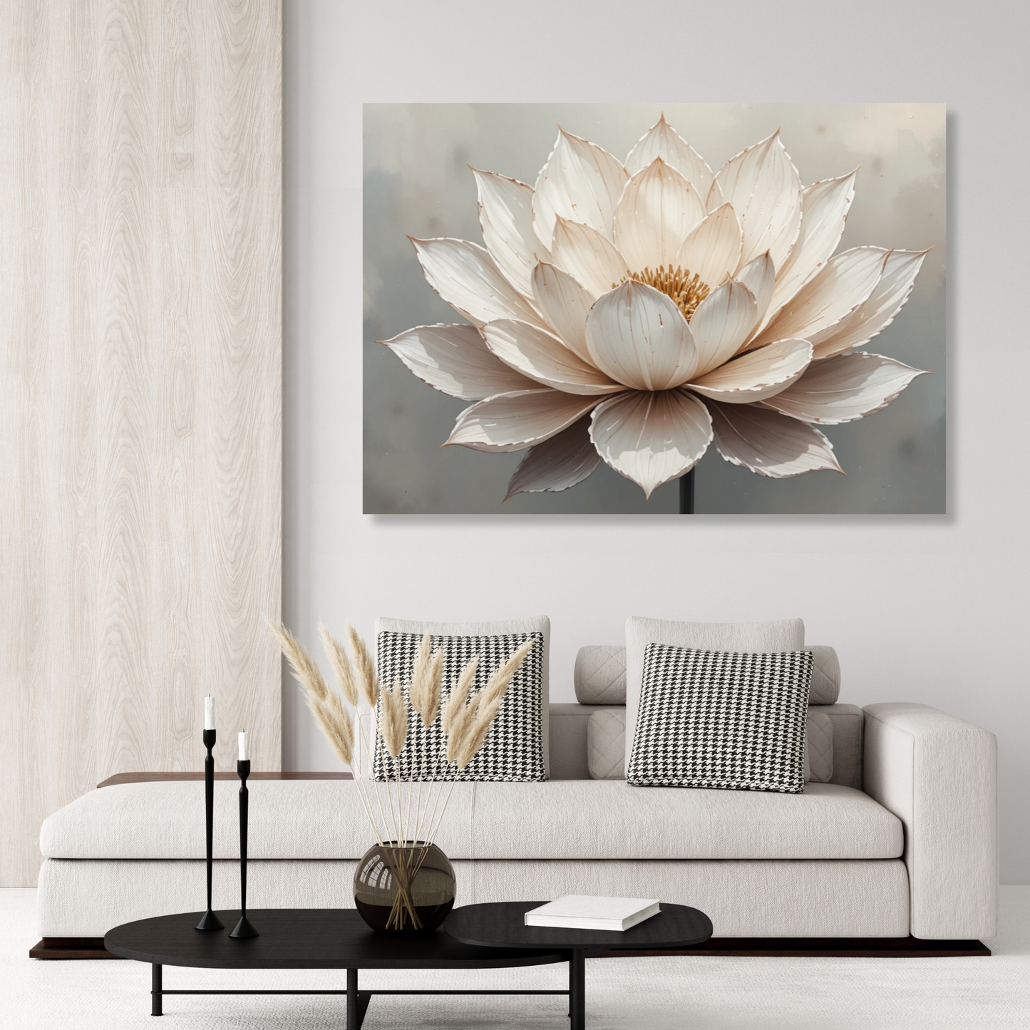 Floral Serenity Wall Art Canvas Print